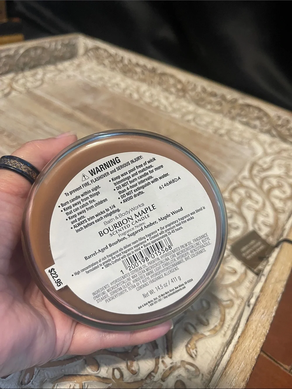 Bath & Body Works warm bourbon